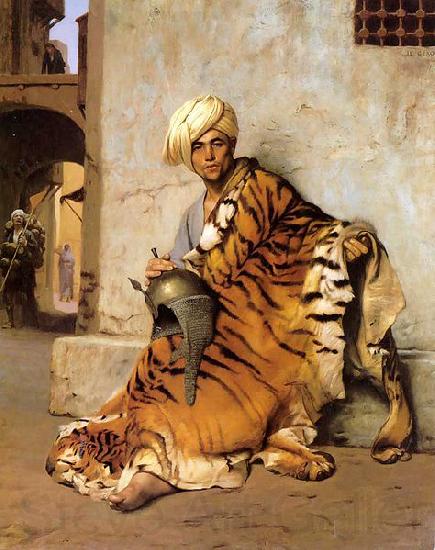 Jean-Leon Gerome Pelt Merchant of Cairo France oil painting art